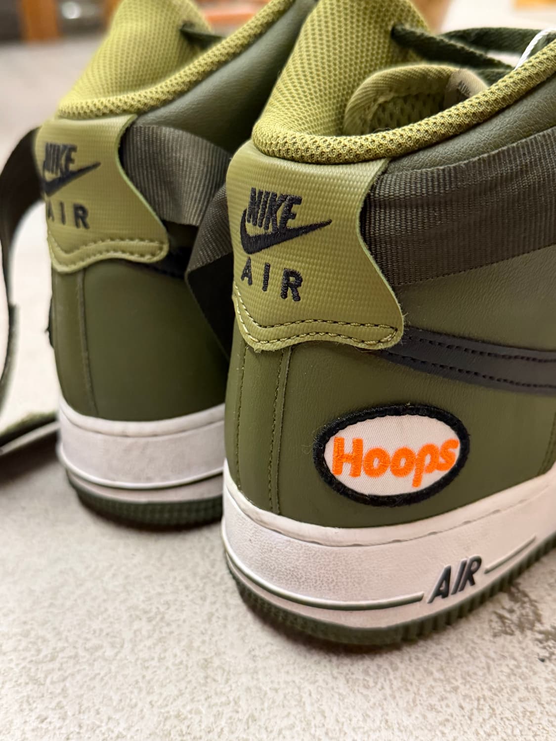 나이키 에어포스 1 하이 Hoops Pack (카키) 상품이미지3