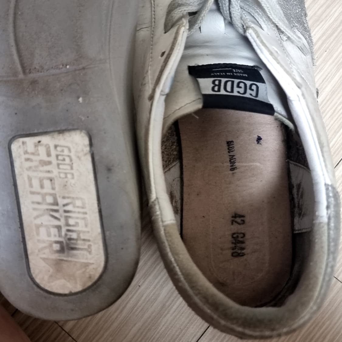 골든구스 화이트 실버 스타 스니커즈(275-280) 상품이미지9