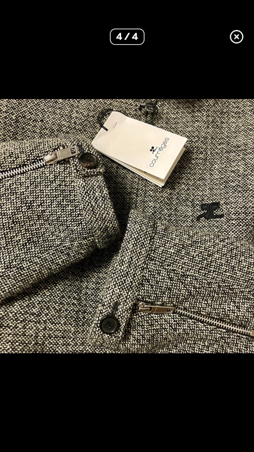 (46) 꾸레쥬 23fw 캐비어 봄버 블루종 상품이미지4