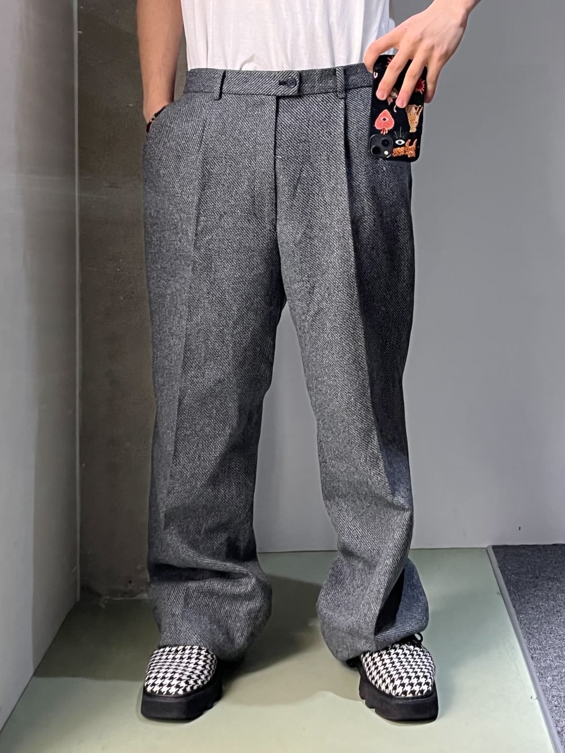  라코스테 90's 제팬 베이직 슬랙스 상품이미지1