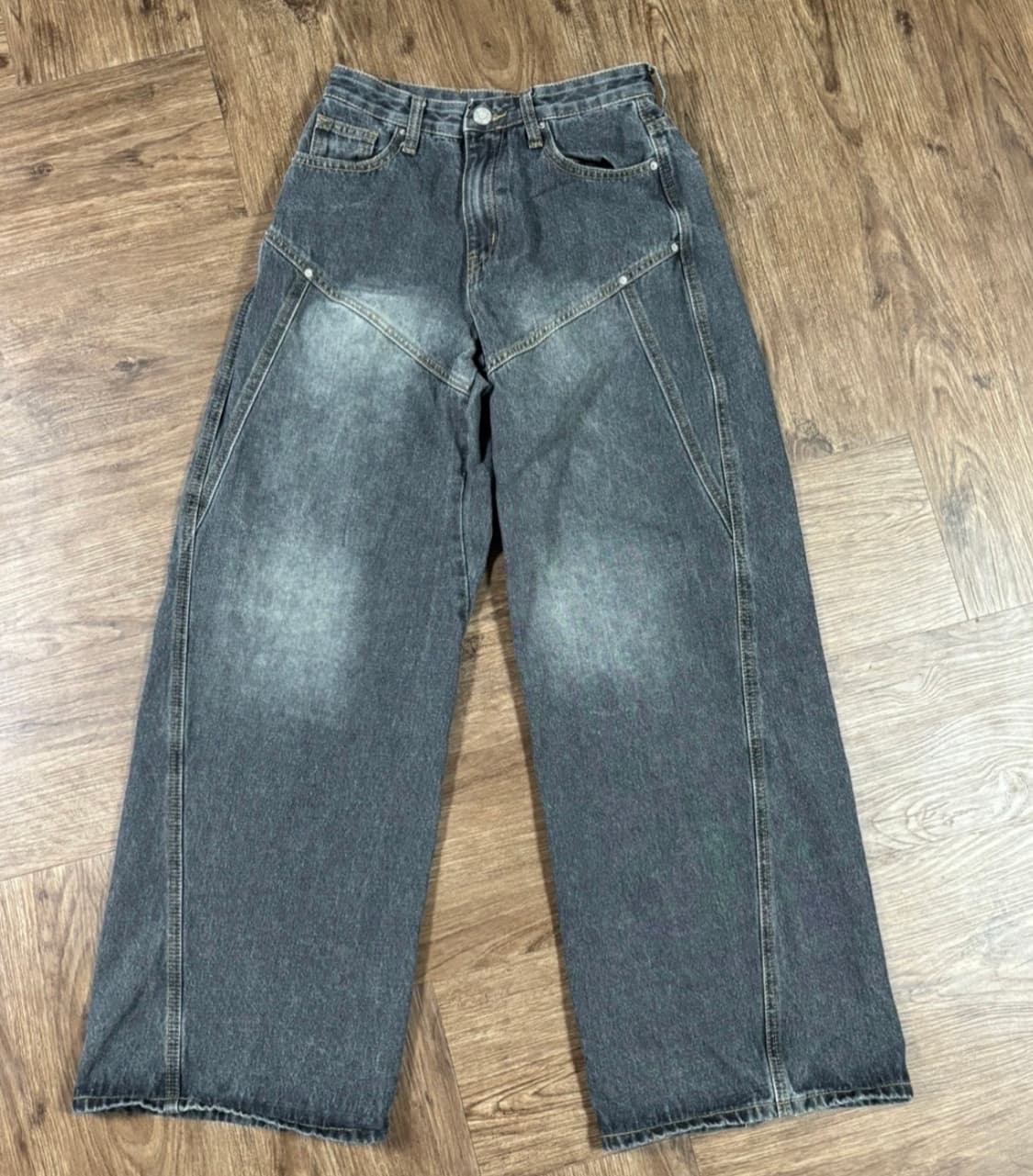 오디너리 홀리데이 데님팬츠(차콜) 상품이미지1