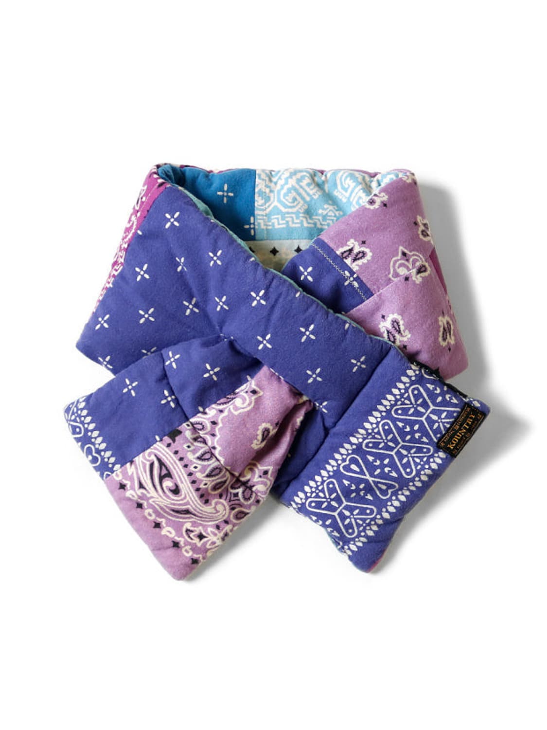 캐피탈 플란넬 반다나 패턴 리버시블 케사 머플러 퍼플 삭스 상품이미지1