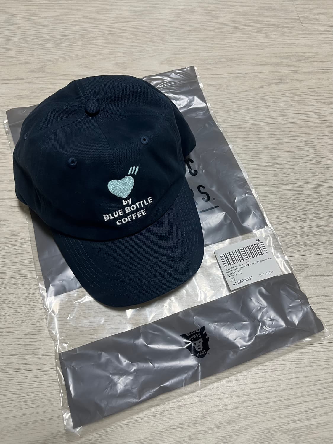 휴먼메이드 x 블루보틀 네이비 볼캡 상품이미지1