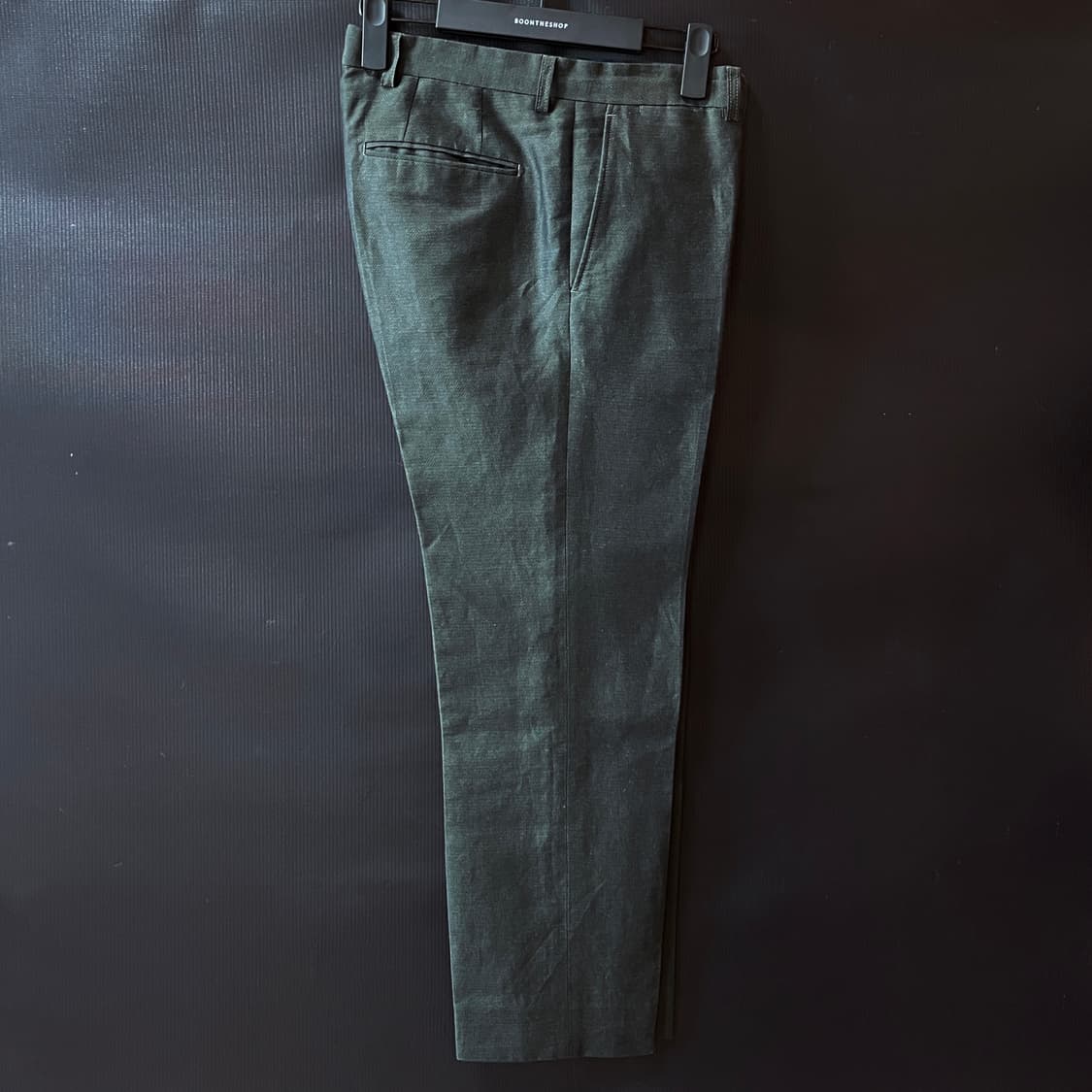 Dries Van Noten 딥그린 린넨 코튼 셋업 테일러드 상품이미지6