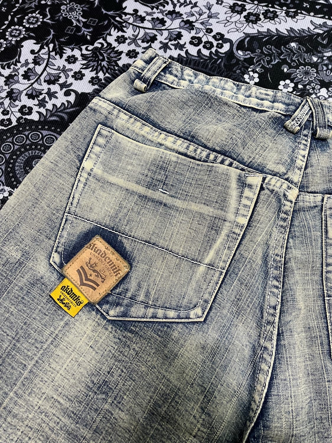 90‘s AKDMKS 아카데믹스 버뮤다 데님팬츠 34 상품이미지9