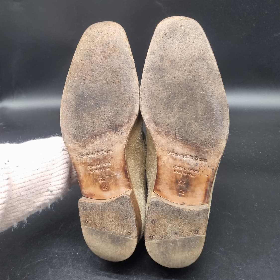 에르메네질도제냐 스웨이드 남성로퍼255 상품이미지3