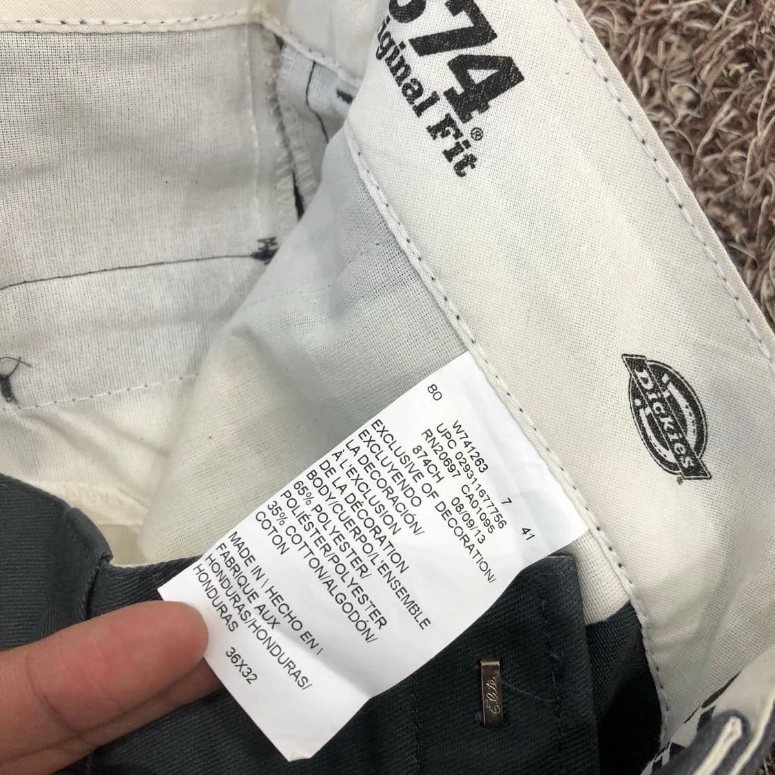 디키즈 874 워크 팬츠 36X32 상품이미지6