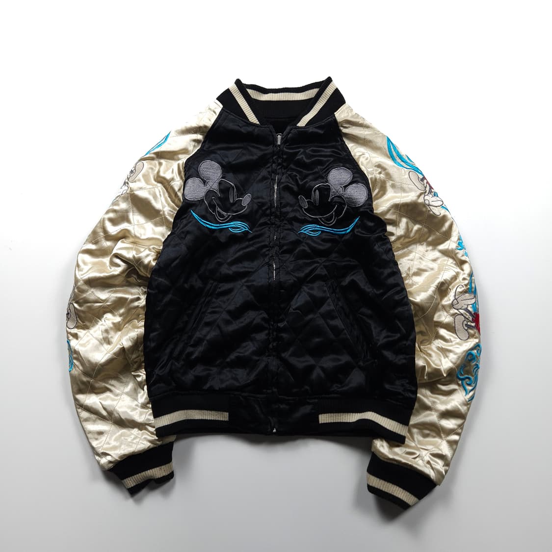 디즈니 오리지널 미키마우스 양면 크롭 벨벳 스카쟌 (85) 상품이미지2