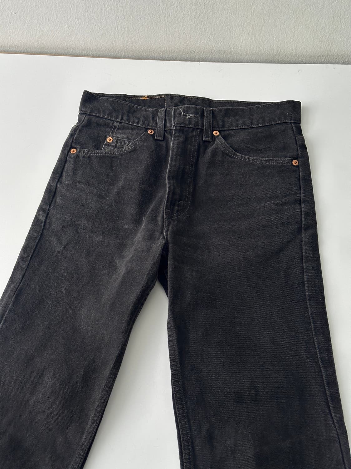 Levi’s 90’s 517 흑청 오렌지탭 데님팬츠 상품이미지7