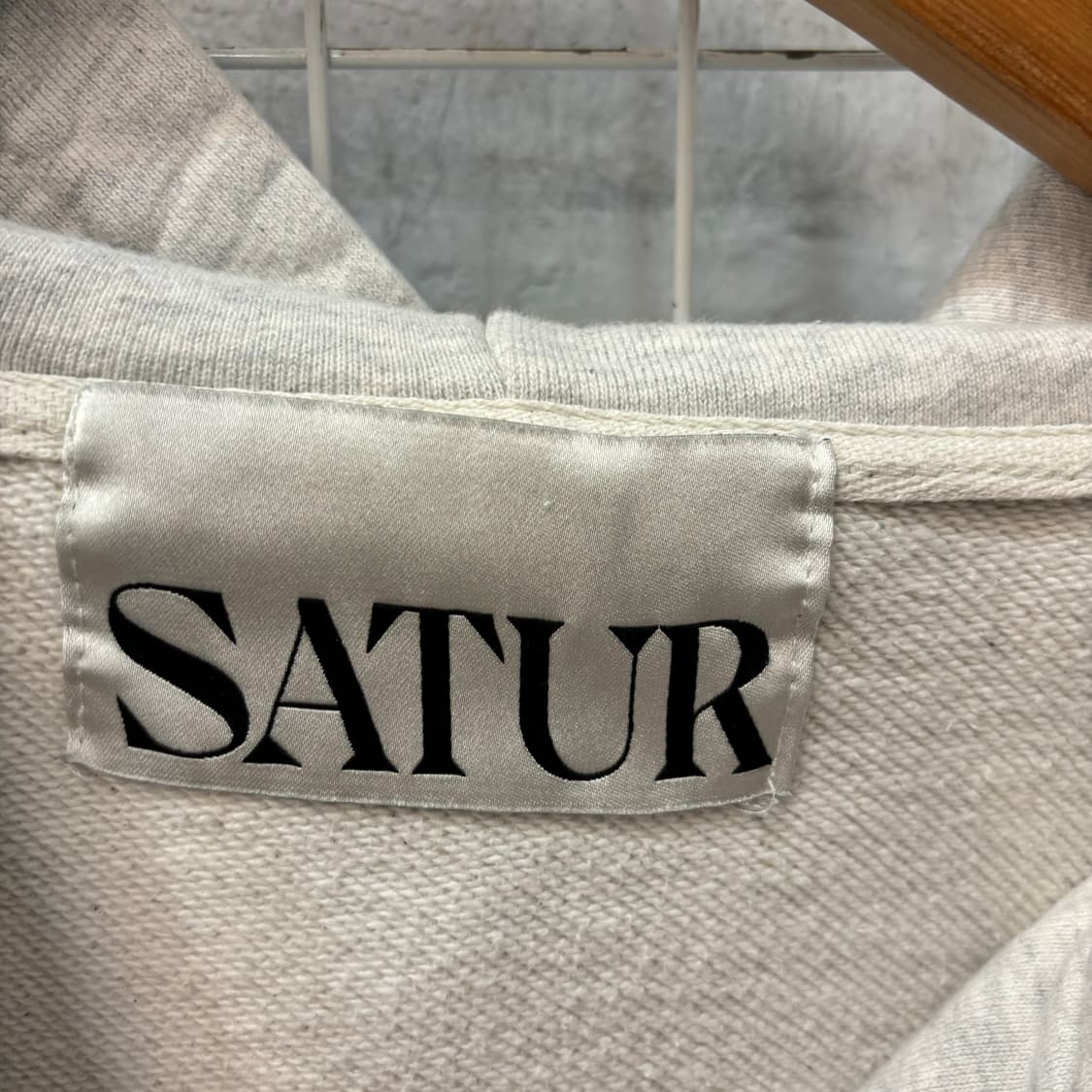 세터 라이트 그레이 투웨이 후드집업 M 상품이미지6