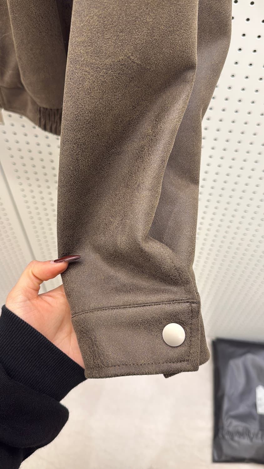 블랙모먼트 남성 스웨이드 자켓 브라운 U1418 상품이미지4