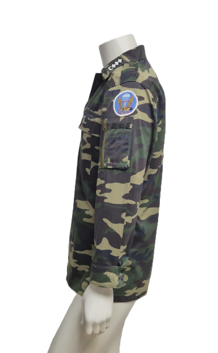 육군 구형 특전사 보병 대위 후기형 독사복 전투복 상의 자켓 (S) 상품이미지2