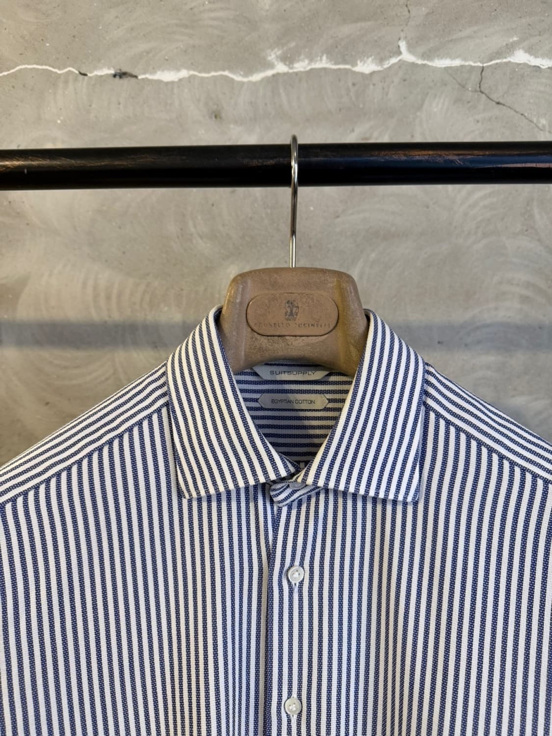 수트서플라이 스트라이프 셔츠 남성95-100 상품이미지2