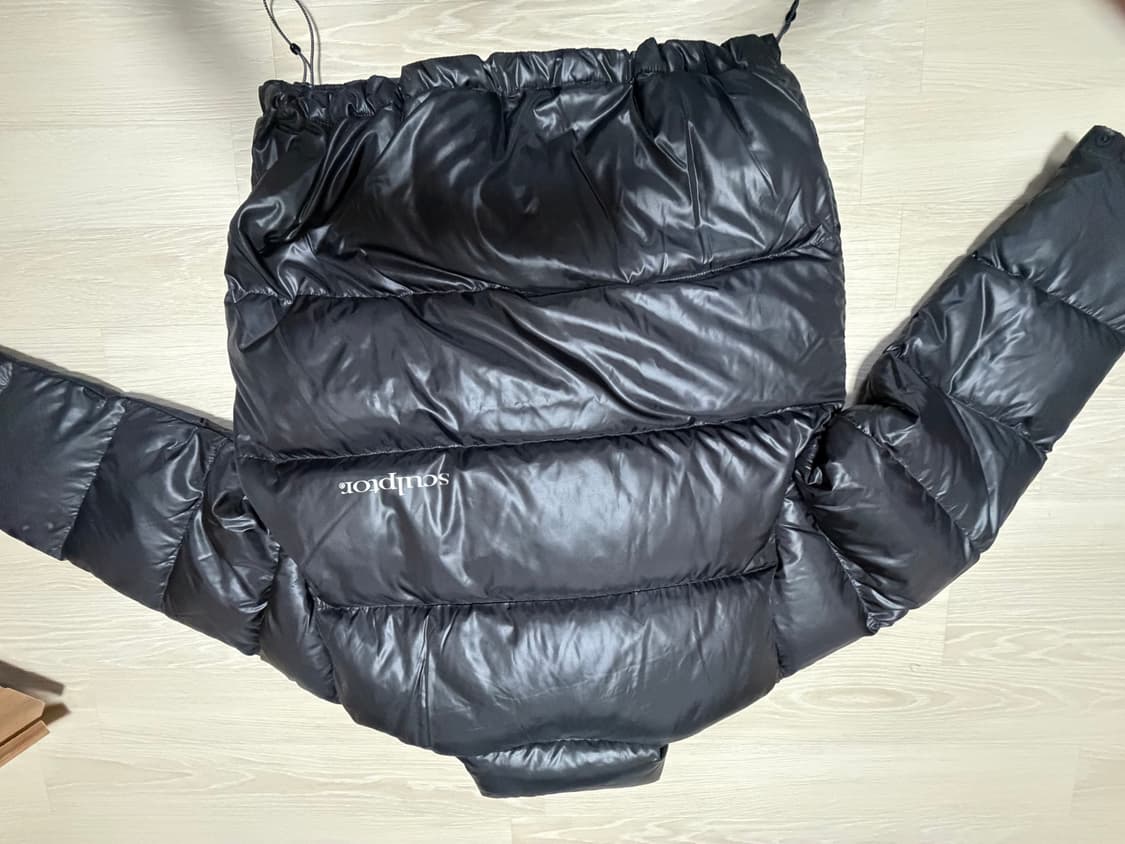 스컬프터 리버시블 블랙 패딩 상품이미지5