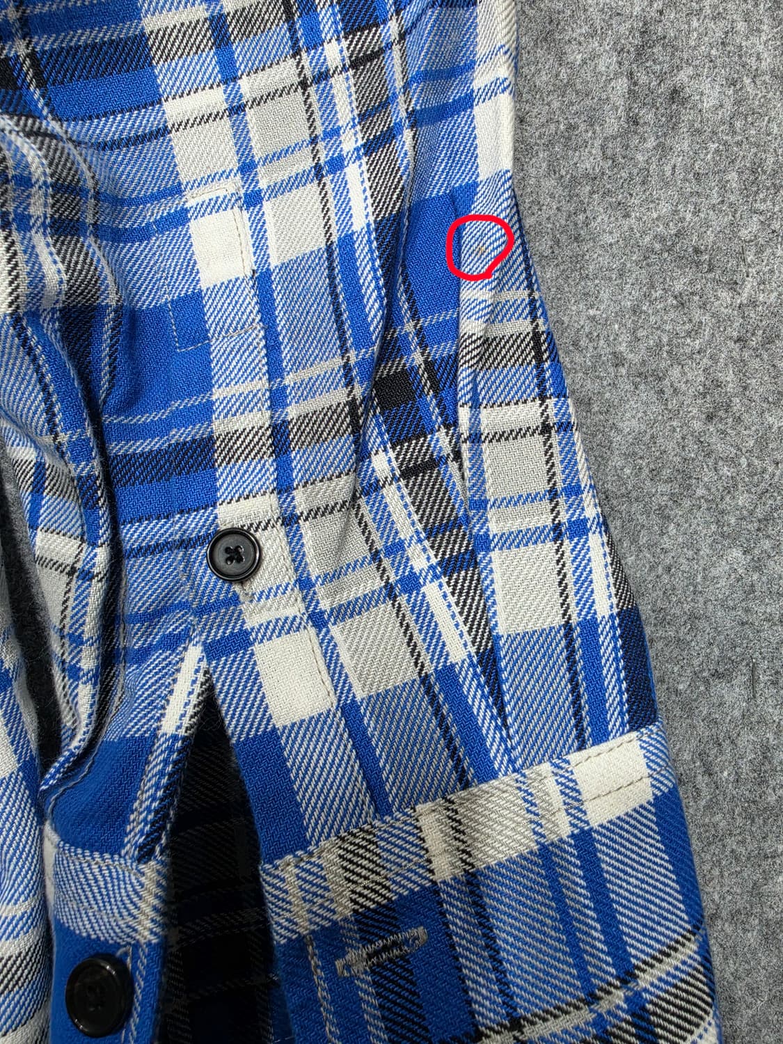 한섬 시스템 코튼 체크 셔츠 105 상품이미지6