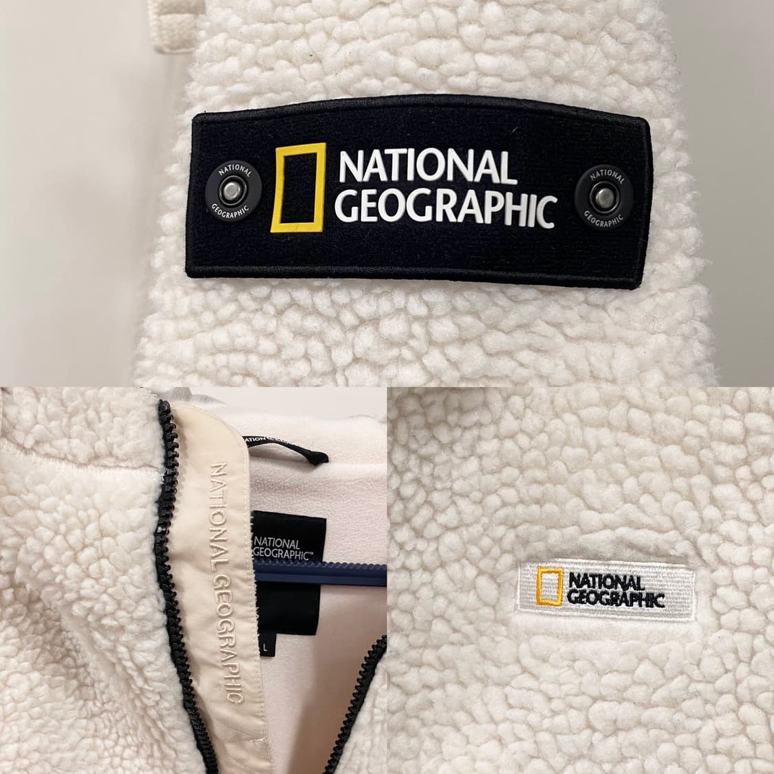 내셔널지오그래픽 양털 후리스 후드집업 상품이미지4