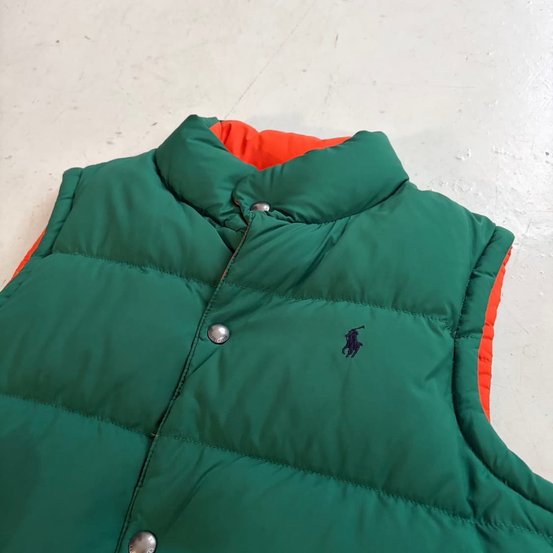 폴로 랄프로렌 빈티지 리버시블 조끼패딩 L 상품이미지2