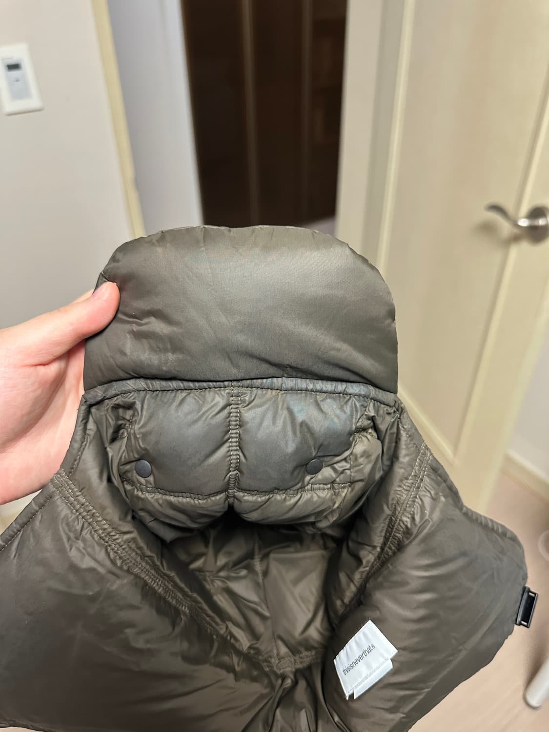 디스이즈네버댓 패딩모자 상품이미지2