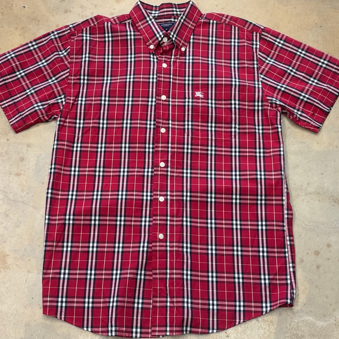 🫶🏻 버버리 Red 체크 반팔 셔츠 🫶🏻 상품이미지1