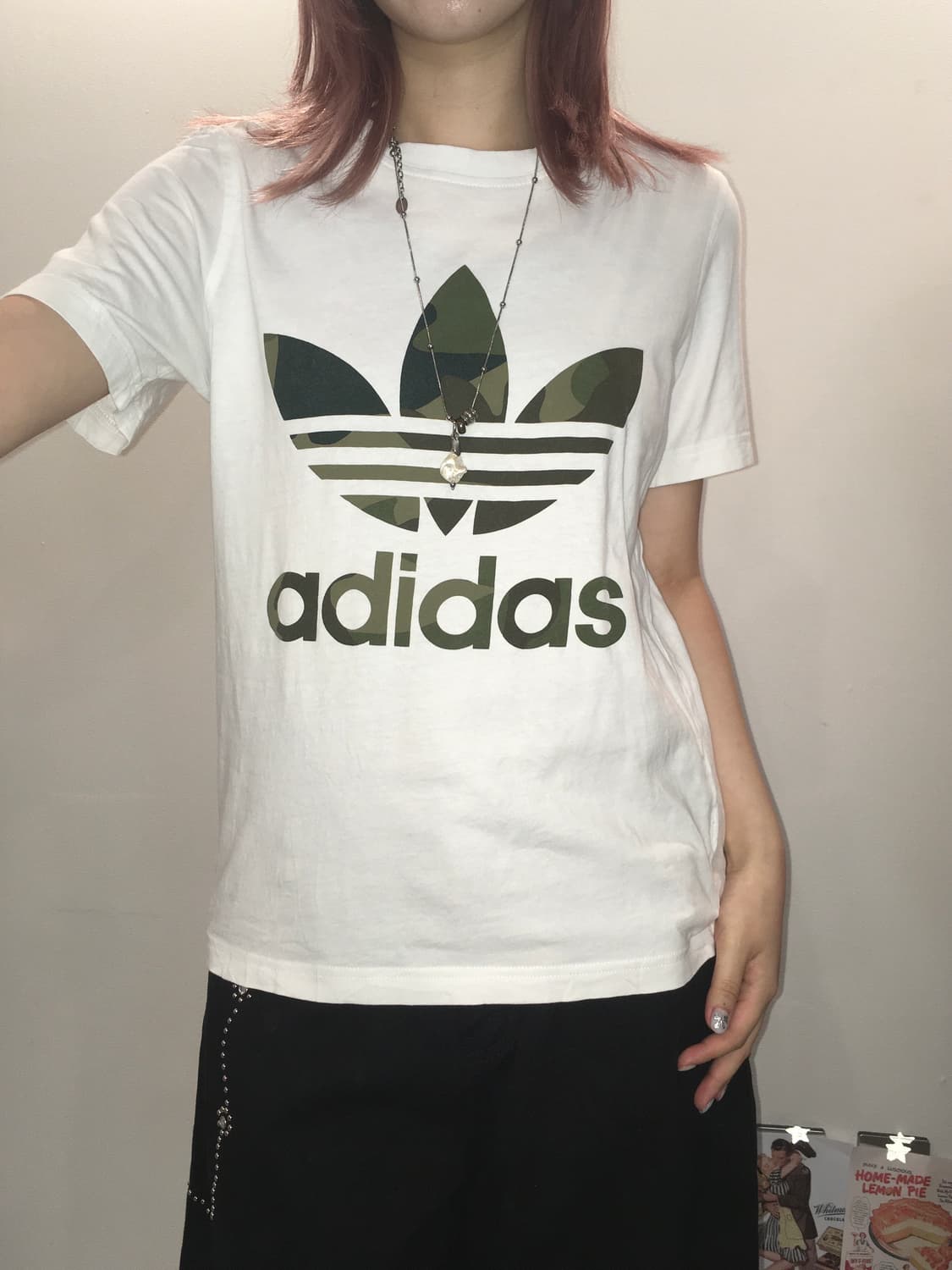 jpn vintage adidas 아디다스 카모 반팔 상품이미지4