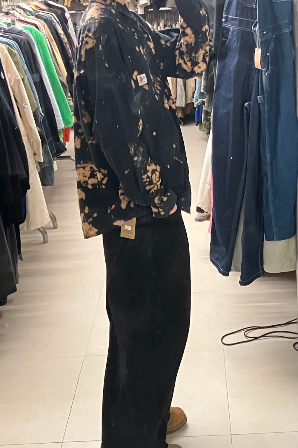 칼하트 블랙 블리치 FR 워크 셔츠 XXL 상품이미지7