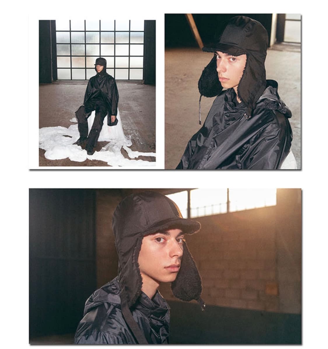 슬리피슬립 리버시블 트루퍼 햇 화이트 판매 상품이미지4