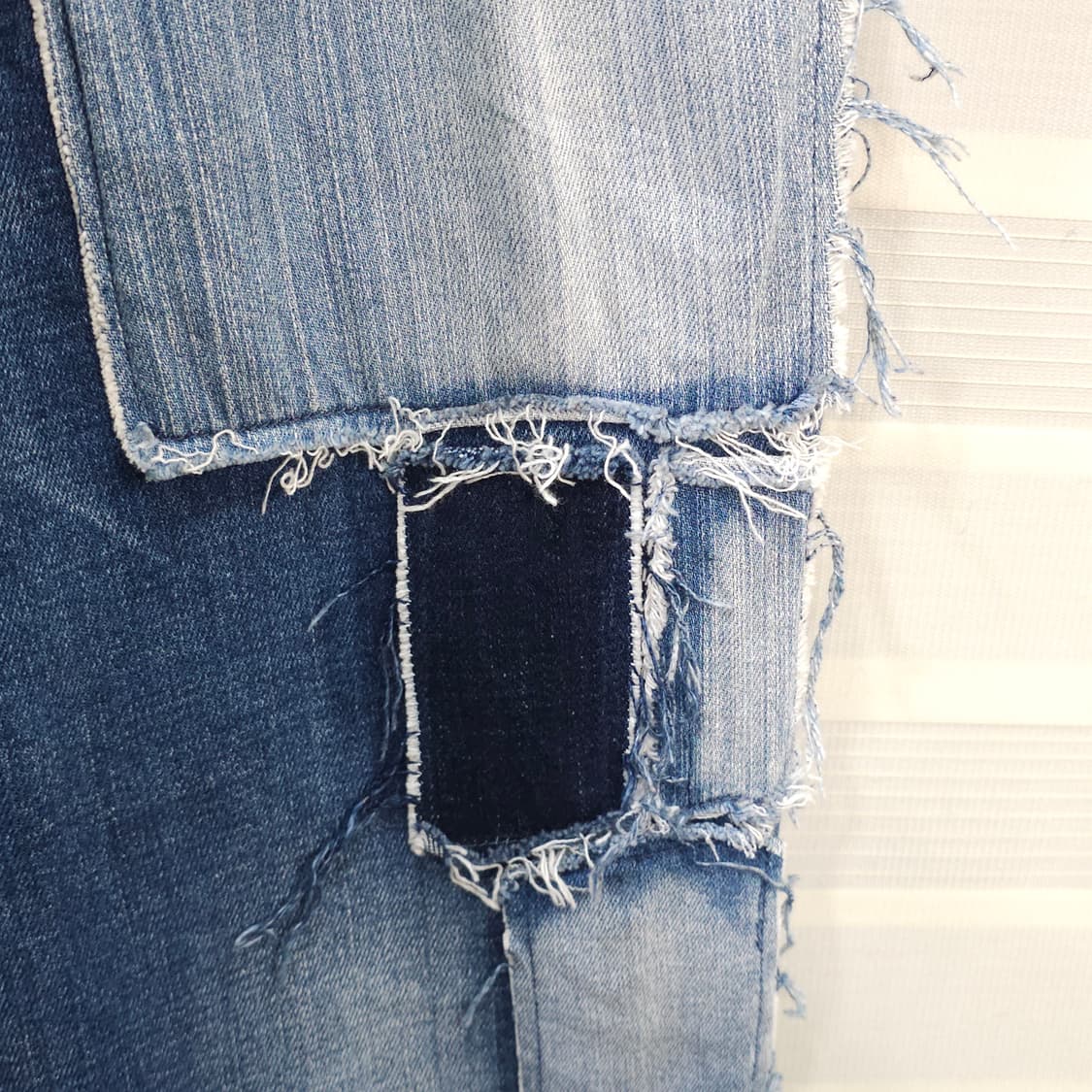 일본 CEPO 패치워크 데님팬츠- 우먼S 상품이미지4