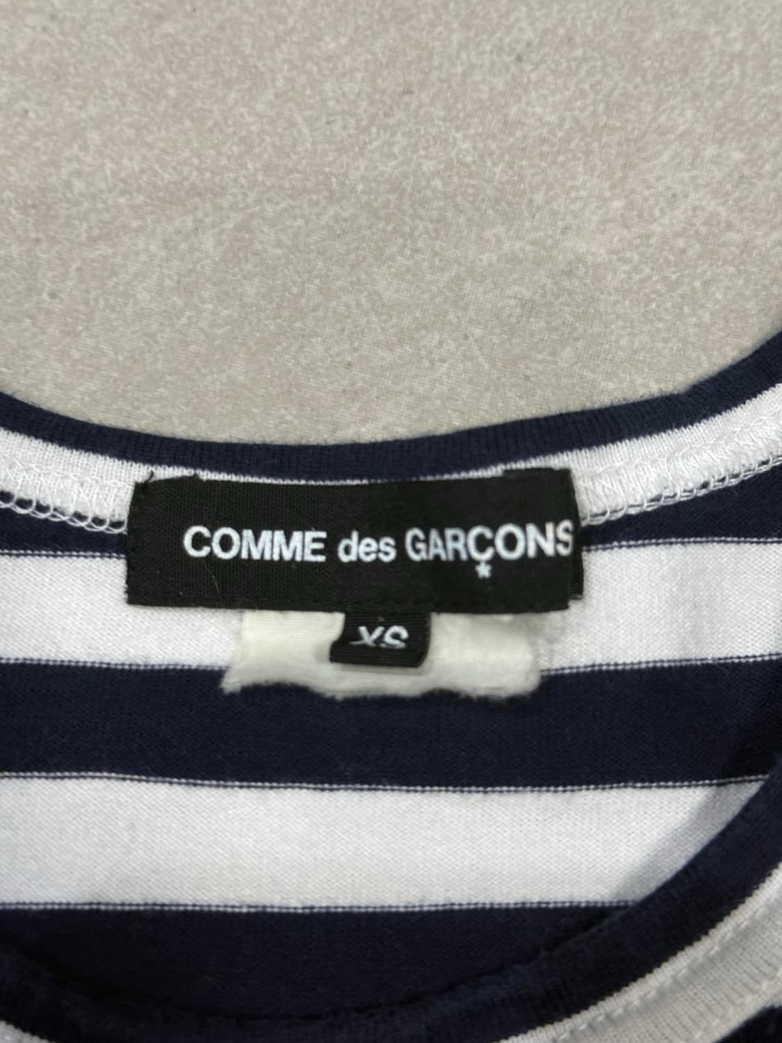 015 꼼데가르송 자유로운 삶 강인한 의지 스트라이프 롱슬리브 티셔츠 상품이미지4