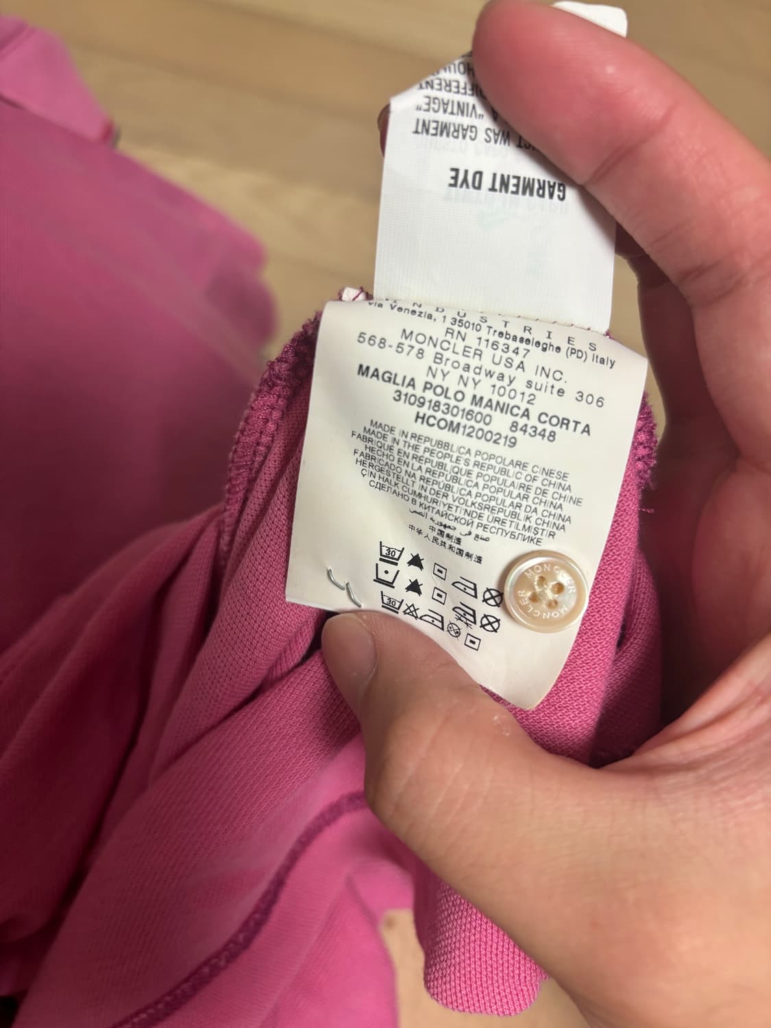 몽클레르 핑크 카라티 상품이미지6