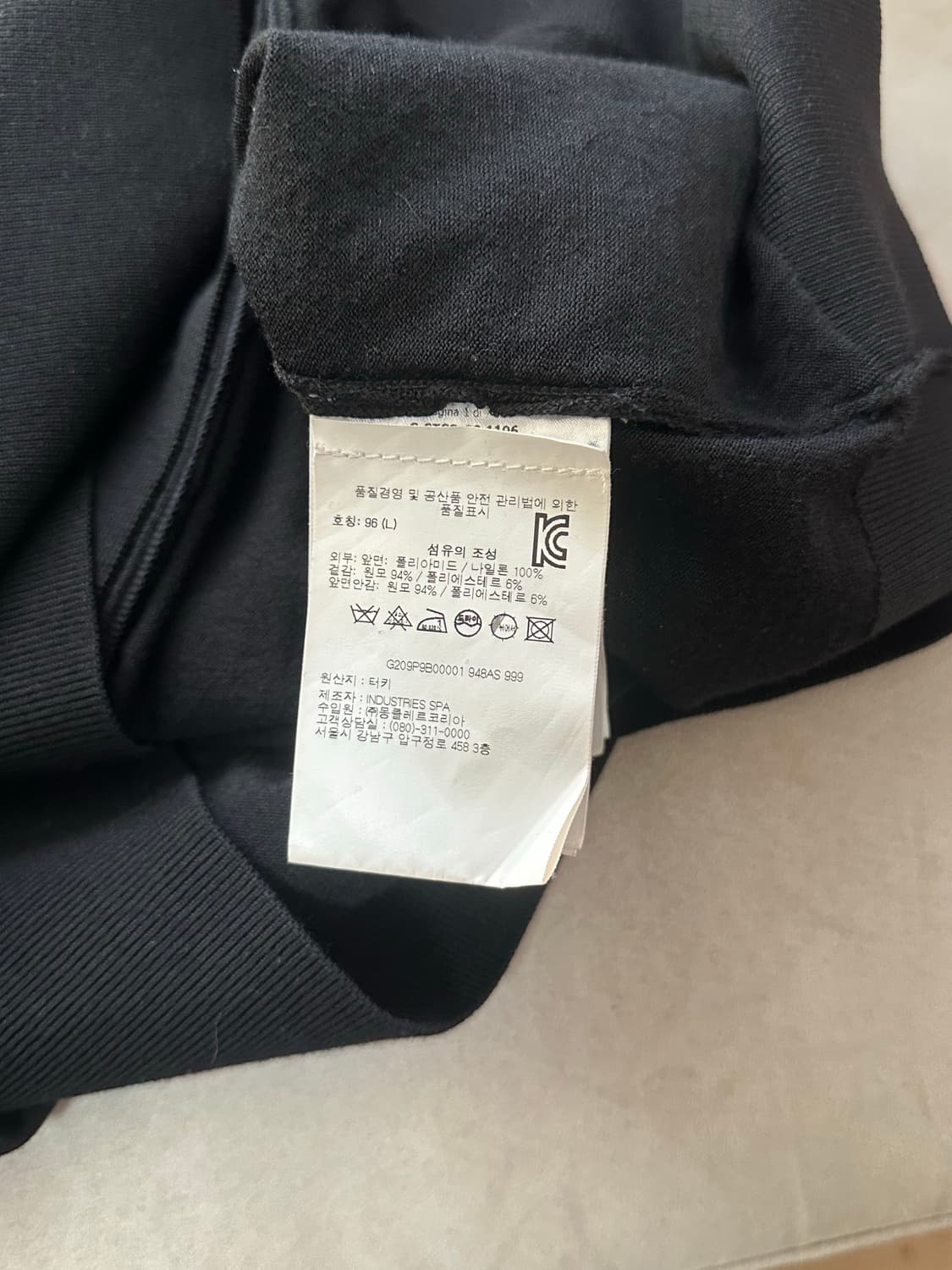 몽클레어 블랙 니트 가디건 L(95-100) 상품이미지8