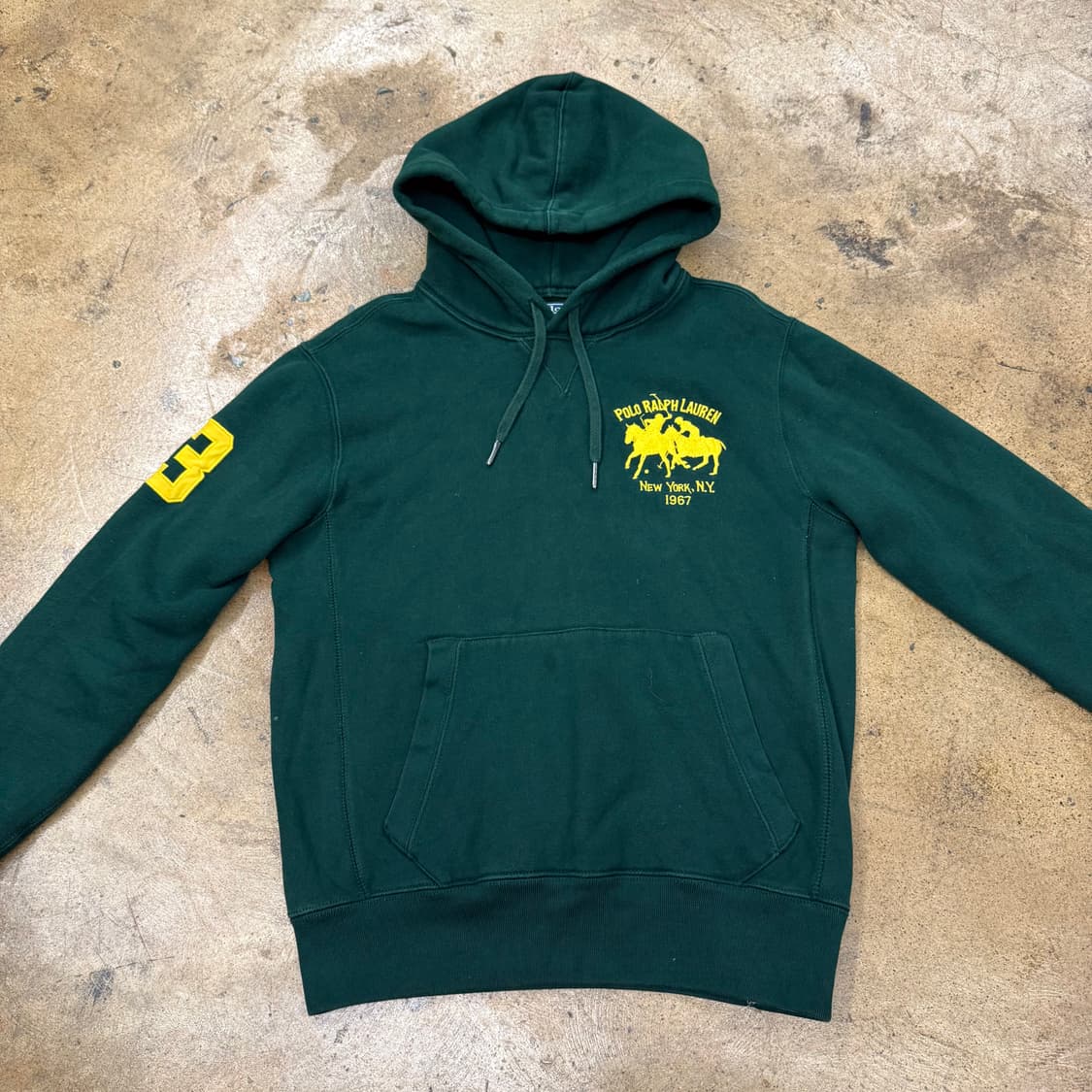 폴로 랄프로렌 딥그린 후드티  상품이미지3