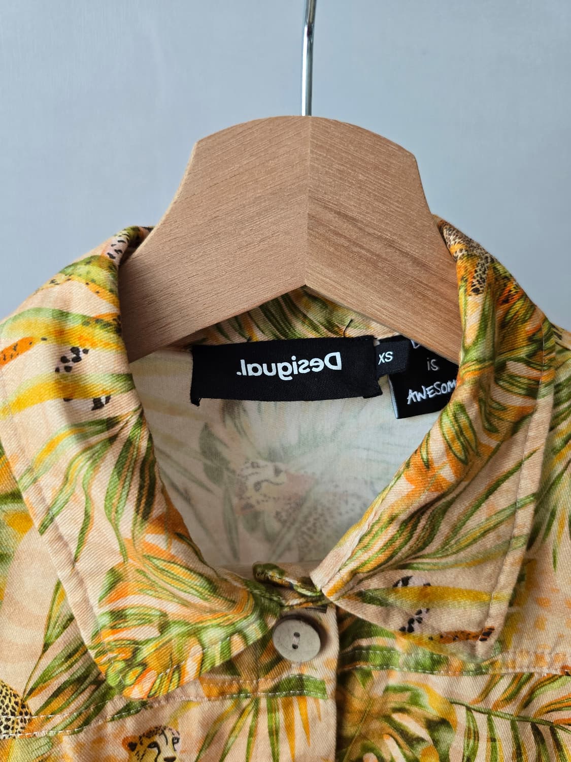 [Desigual] 데시구알 정글 레오파드 & 트로피컬 카고 미니 원피스 상품이미지4