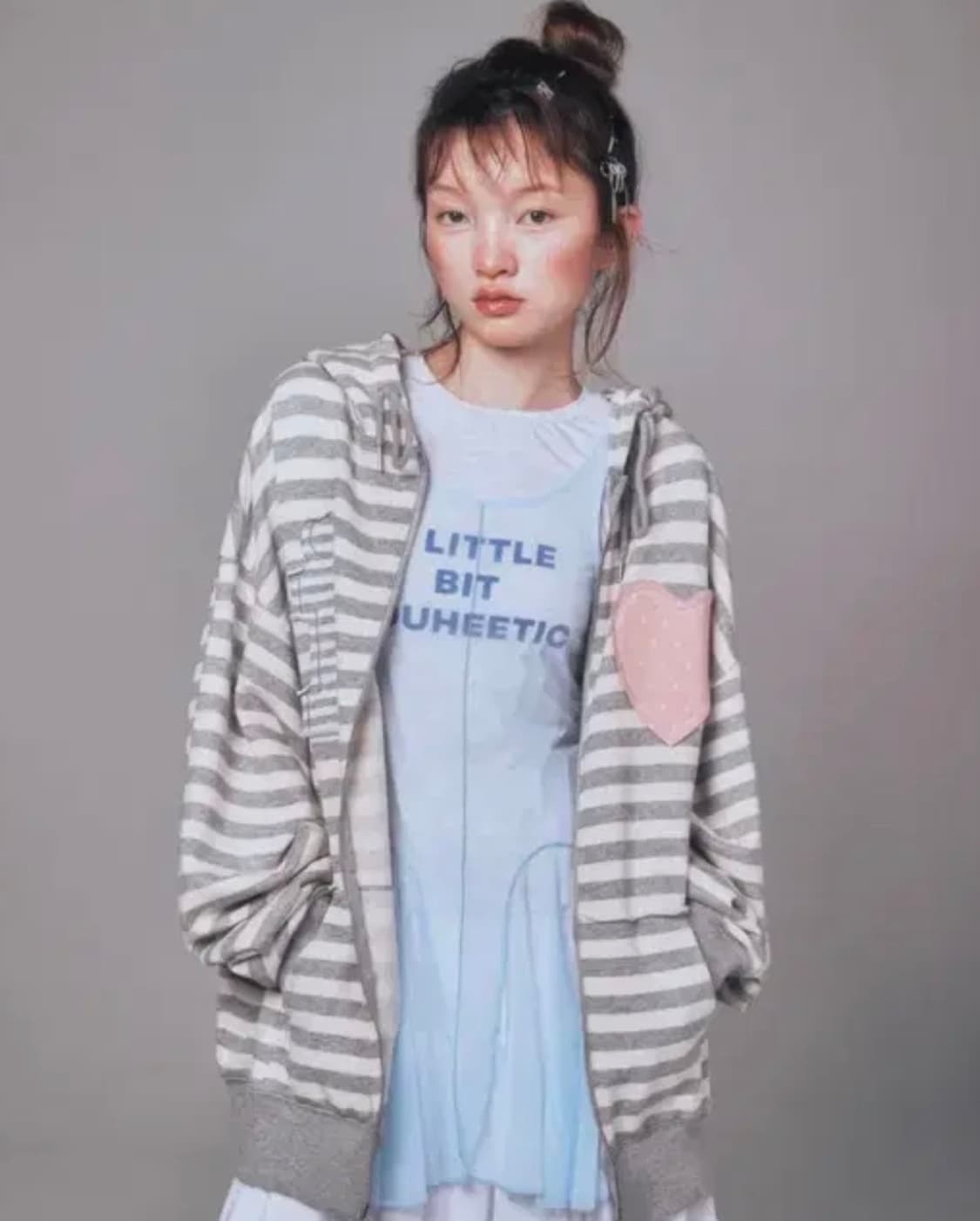 유희 스트라이프 후드집업  상품이미지1