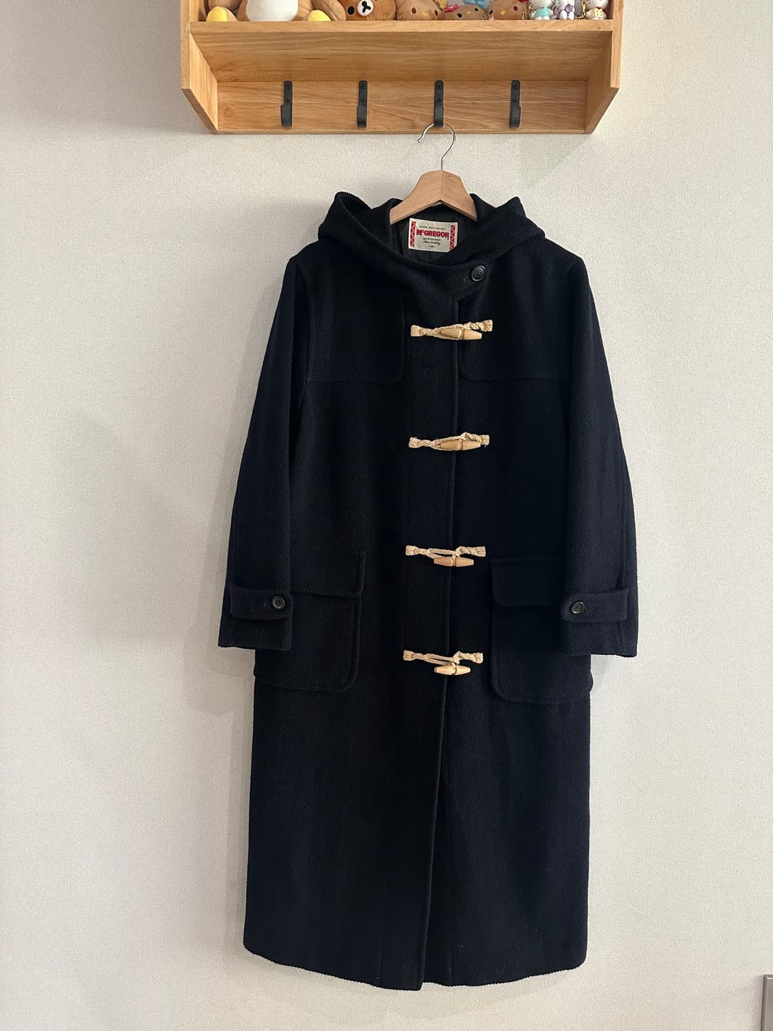 jpn 다크네이비 헤링본 떡볶이코트 개인결제창 상품이미지1