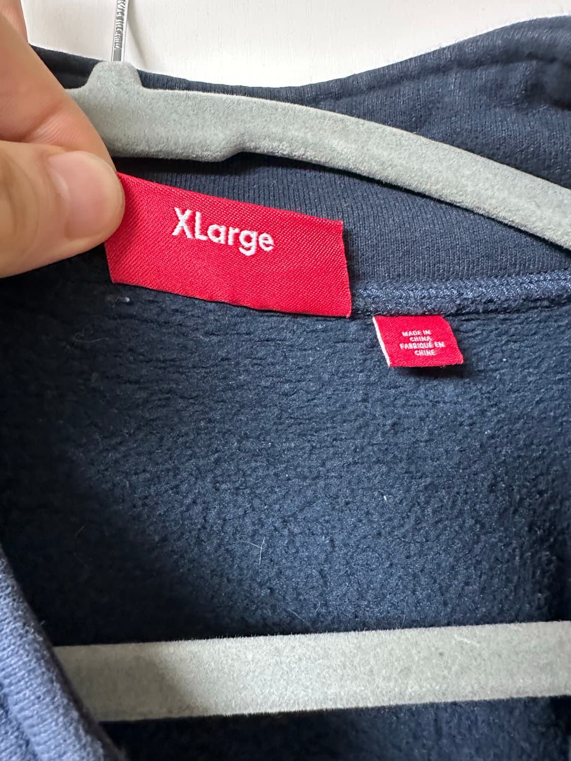 [XL] 슈프림 카고 포켓 집업 스웨트셔츠 네이비 - 23FW 상품이미지4