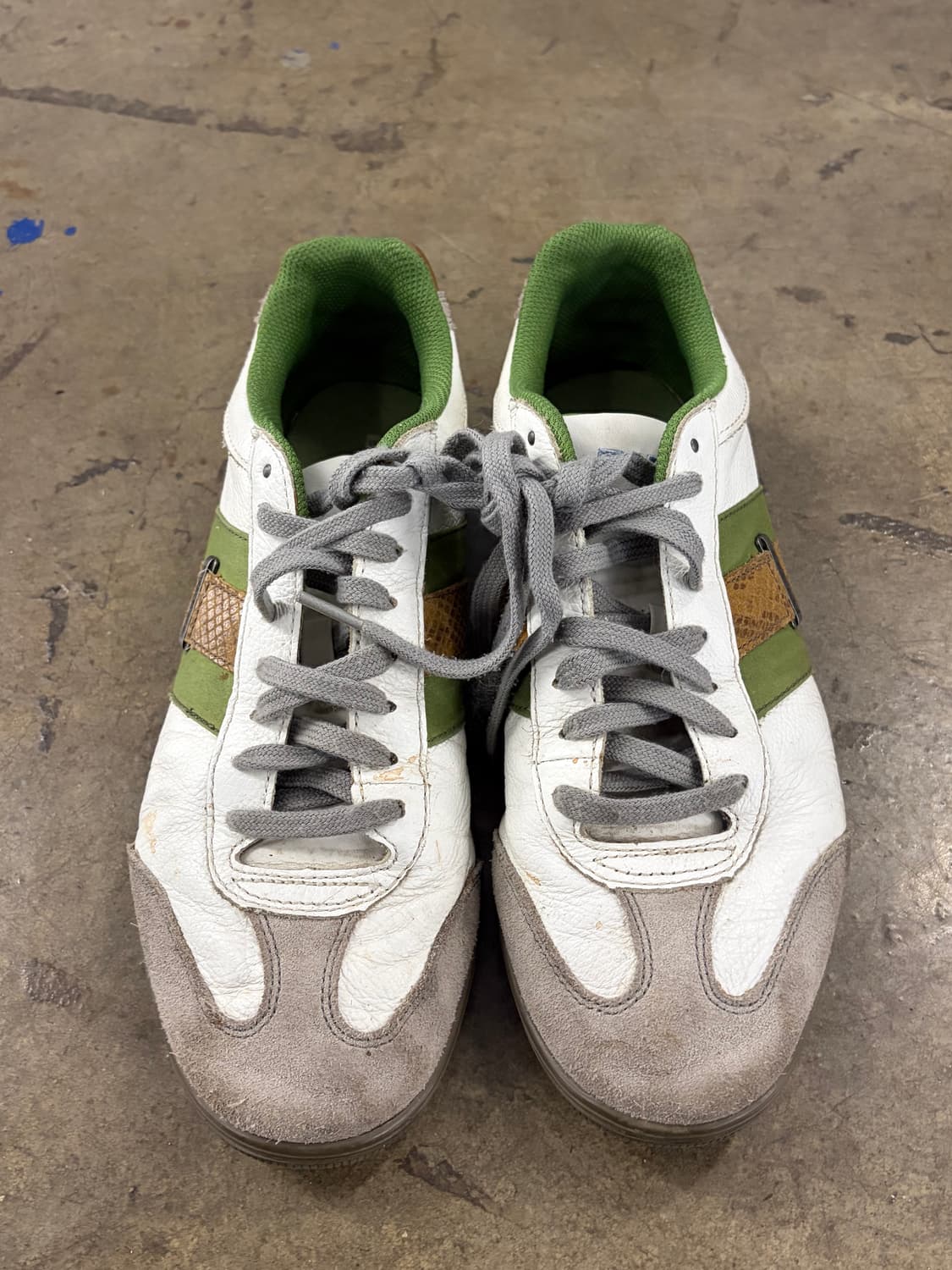 Disel 흰색/녹색 스니커즈 운동화 275 상품이미지2