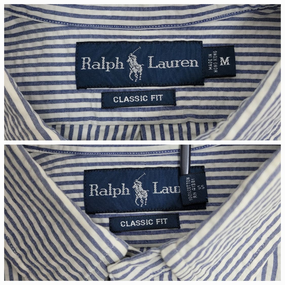 POLO 랄프로렌 7부소매 클래식핏 스트라이프 셔츠 / 여 M 상품이미지8