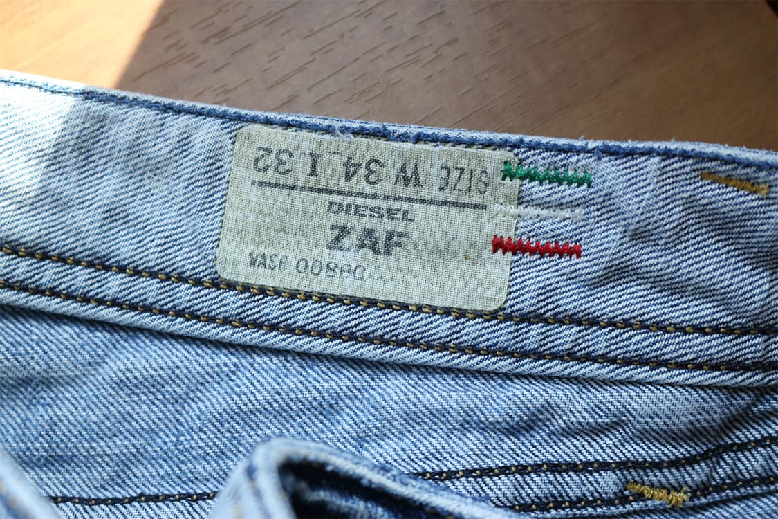 디젤 Zaf 부츠컷 데님 팬츠 상품이미지9