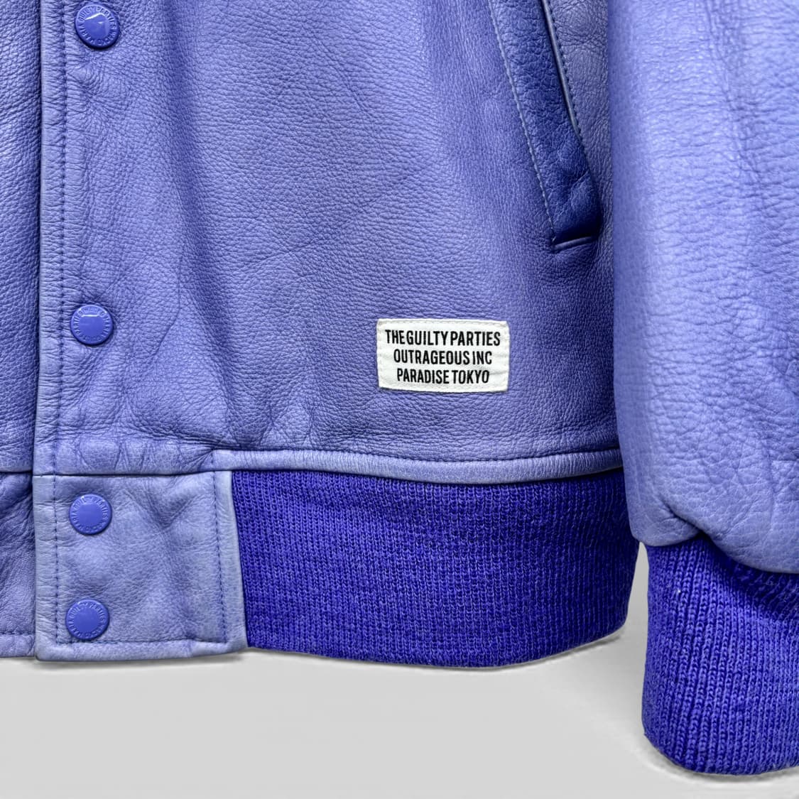 2023 와코마리아 레더 바시티 자켓 상품이미지5