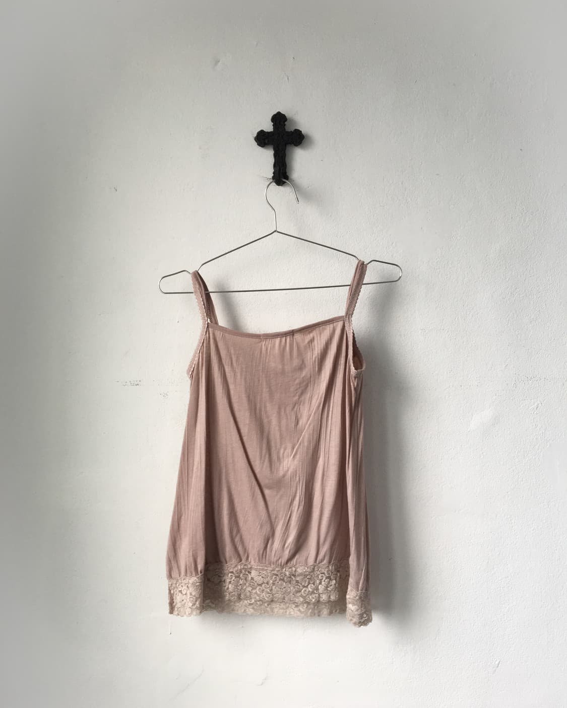 Lace trimming sleeveless 상품이미지3
