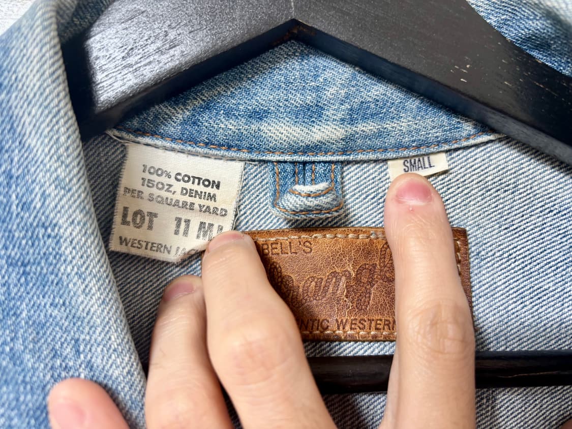 랭글러 mj11 wrangler 데님자켓 청자켓 존레논 일본산 상품이미지3