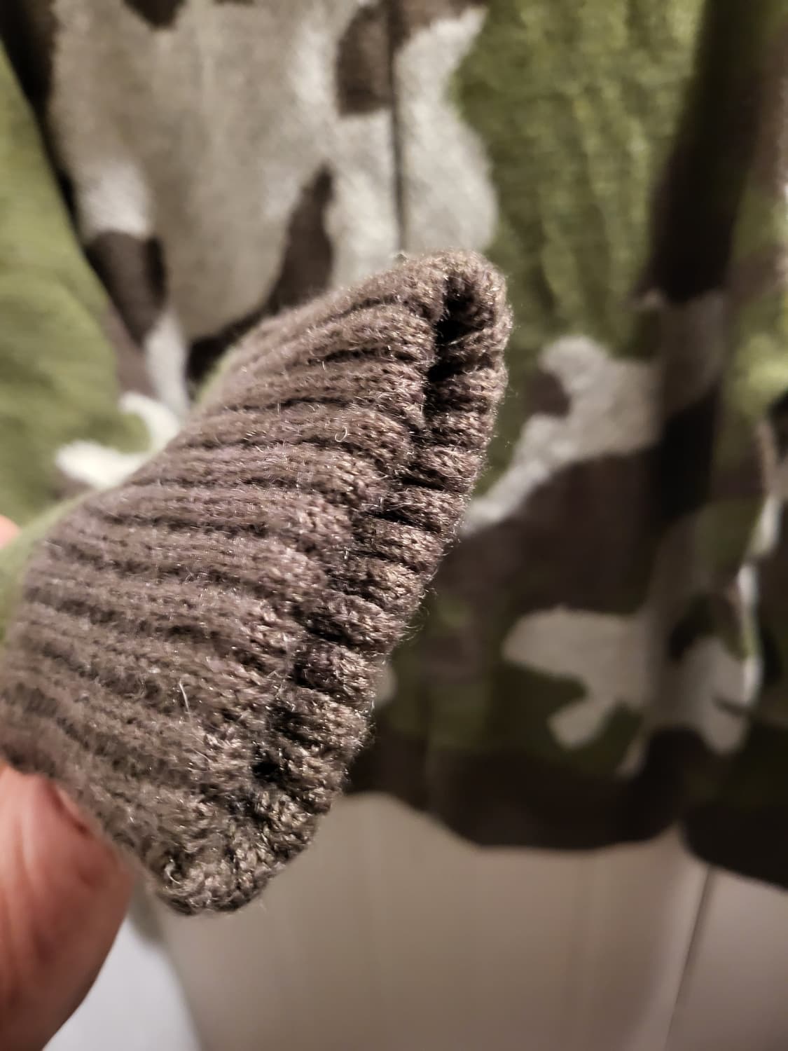 Sculptor 스컬프터 카모 모헤어 집업 XL 새상품 상품이미지3