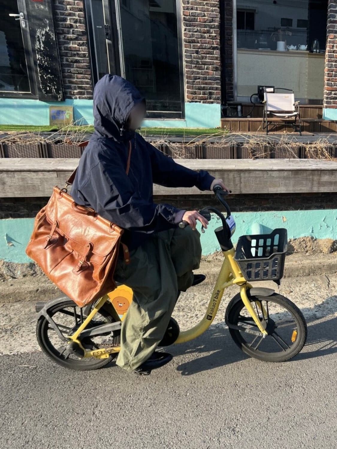 80's leather bag 상품이미지3