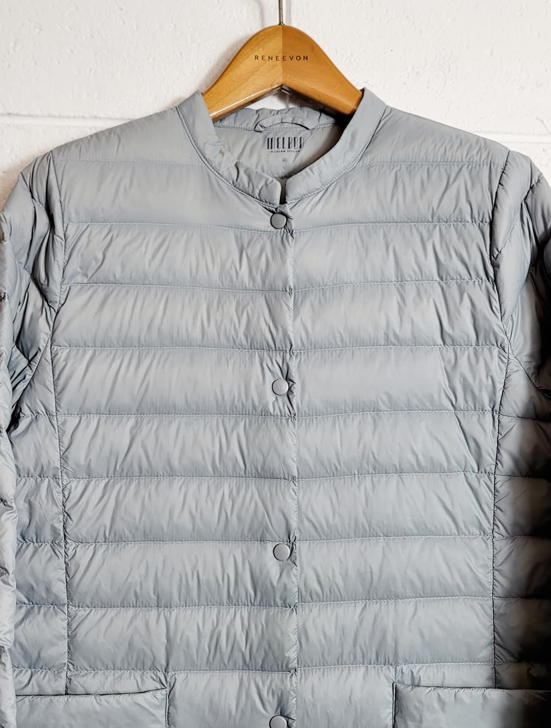 멜본(MELBON.여성용) 구스다운(거위털) 경량롱패딩 판매 상품이미지3