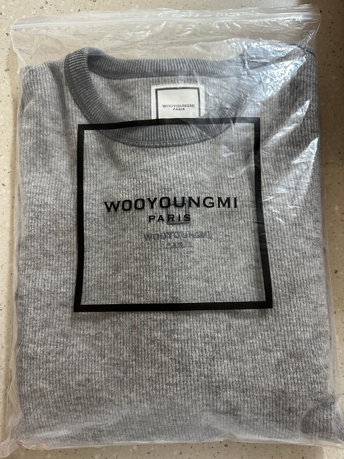 [50]우영미 25FW 그레이 니트 스웨트셔츠 상품이미지8