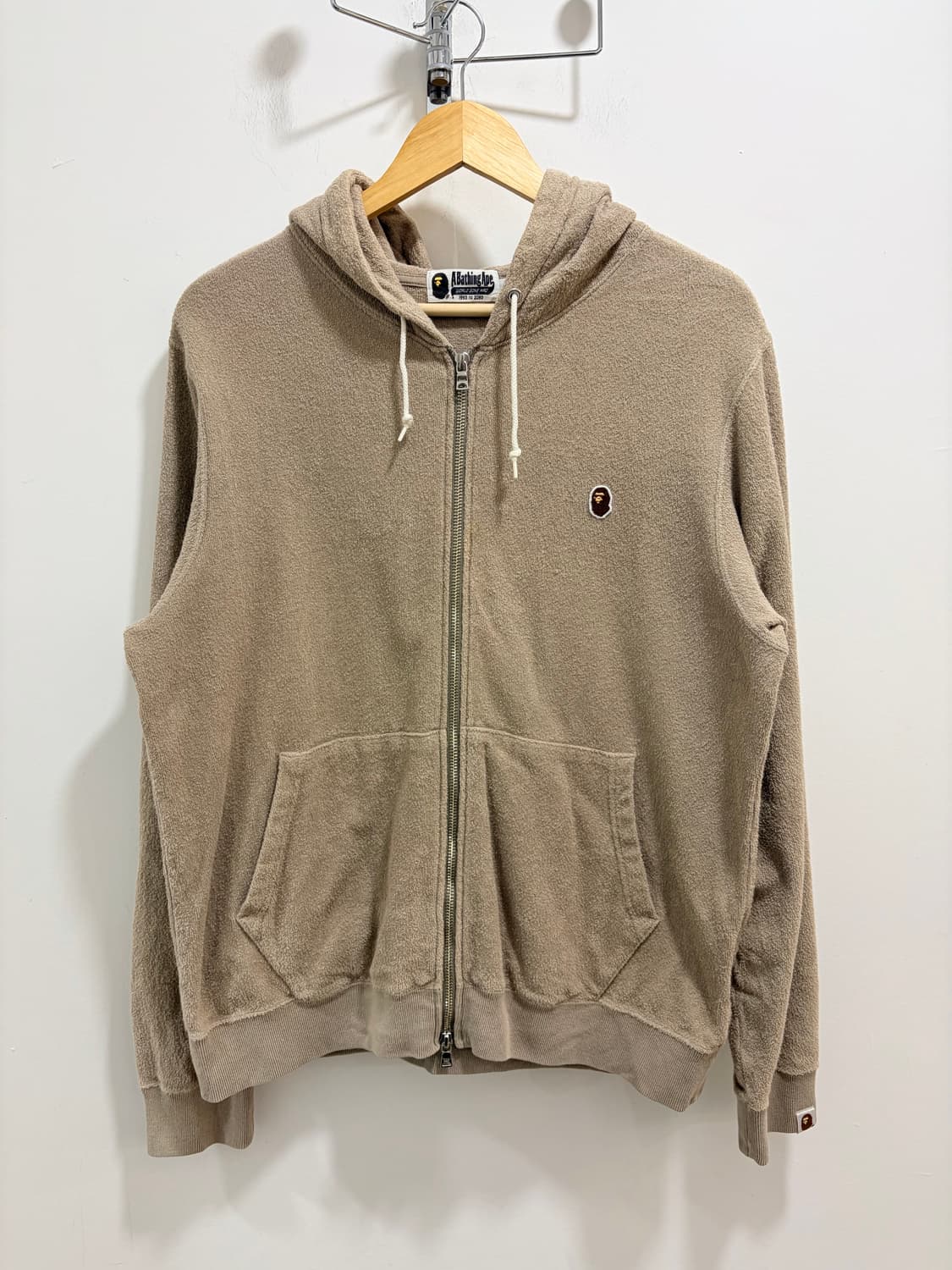 00s 베이프 원포인트 테리 후드집업 상품이미지6