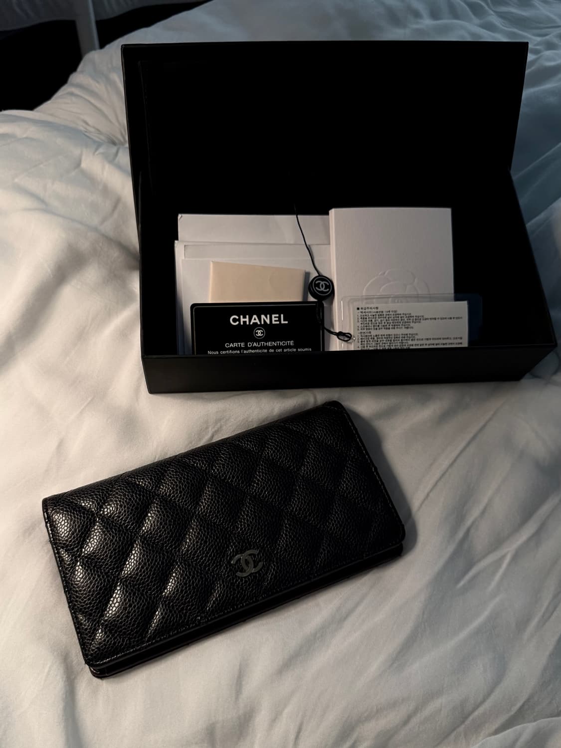 샤넬 장지갑 은장 상품이미지1