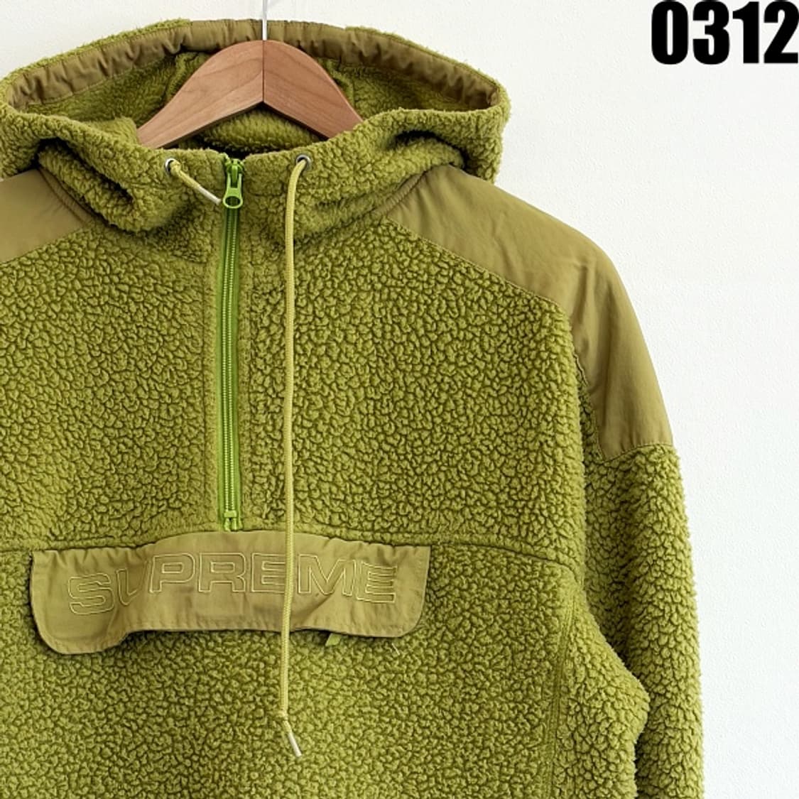 슈프림 폴라텍 플리스 후드티 L 0312 상품이미지2