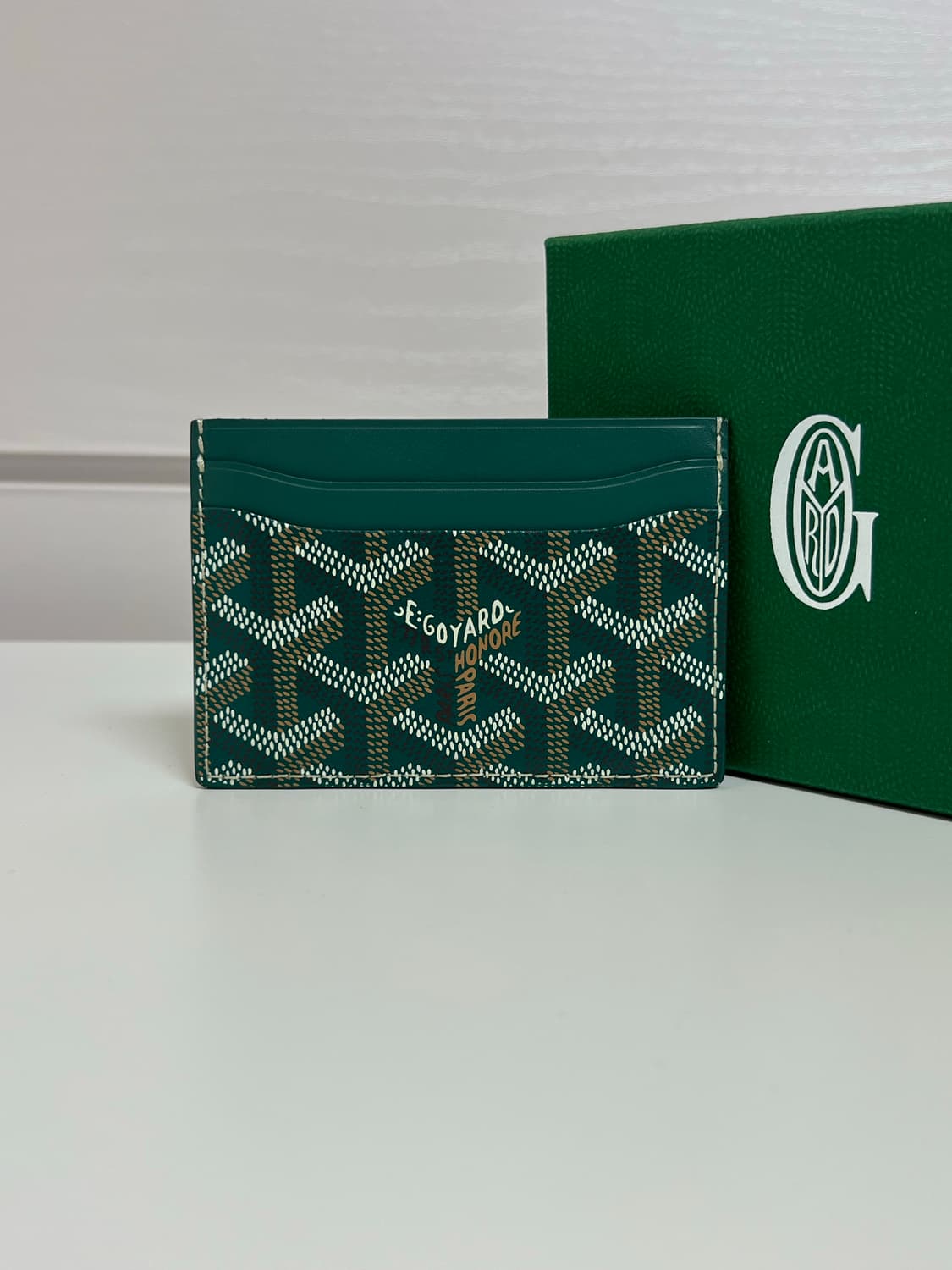 [정품] 새상품급 / 고야드 생쉴피스 카드지갑 그린 상품이미지2