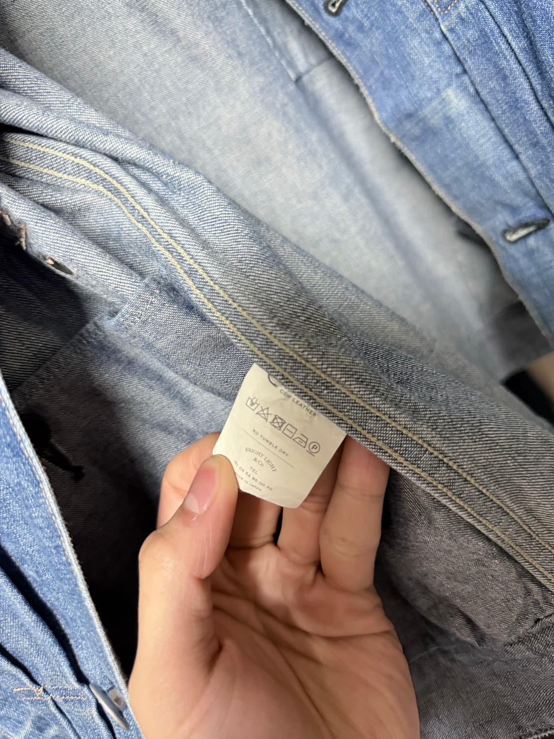 올드조 스카페이스 데님자켓 상품이미지4